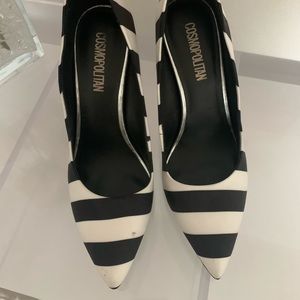 Previously owned striped pumps